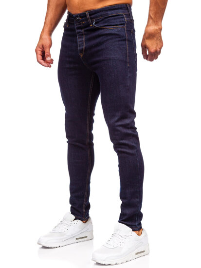 Homme Pantalon en jean skinny fit Bleu foncé Bolf 5308