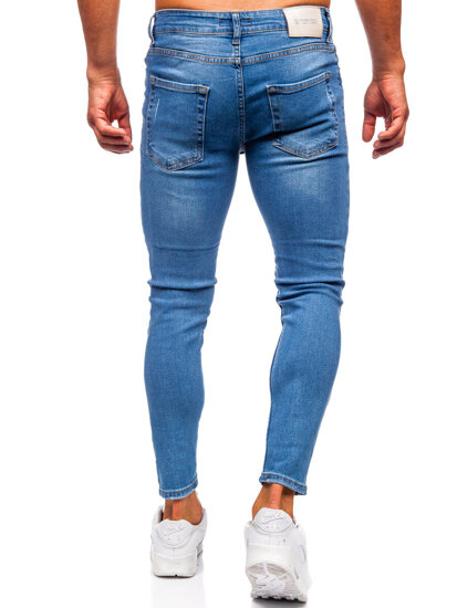 Homme Pantalon en jean skinny fit Bleu foncé Bolf 5828