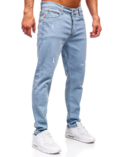 Homme Pantalon en jean slim fit Bleu Bolf 6447