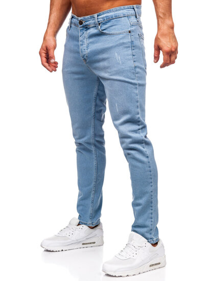 Homme Pantalon en jean slim fit Bleu Bolf 6472