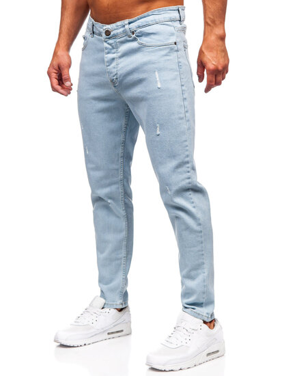 Homme Pantalon en jean slim fit Bleu Bolf 6561