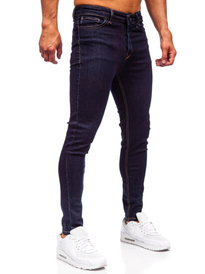 Homme Pantalon en jean slim fit Bleu foncé Bolf 5313