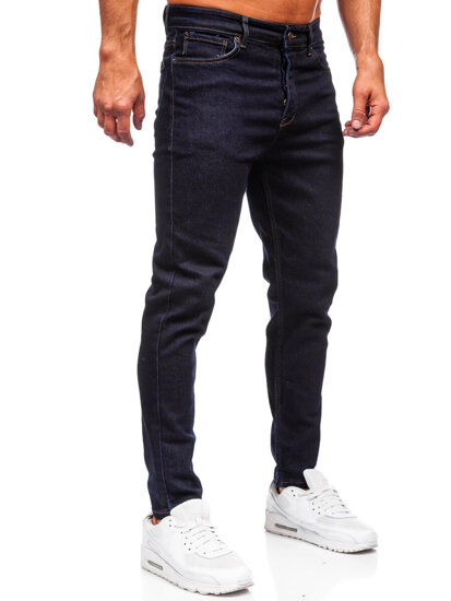 Homme Pantalon en jean slim fit Bleu foncé Bolf 5380