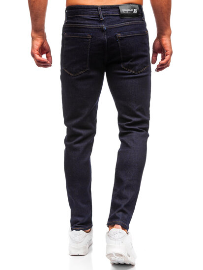 Homme Pantalon en jean slim fit Bleu foncé Bolf 5380