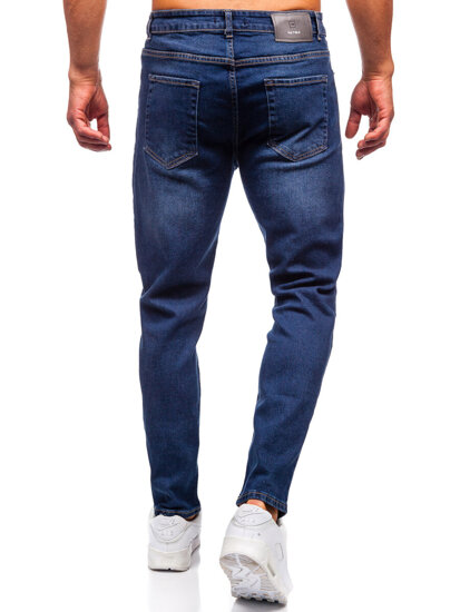 Homme Pantalon en jean slim fit Bleu foncé Bolf 6558-2