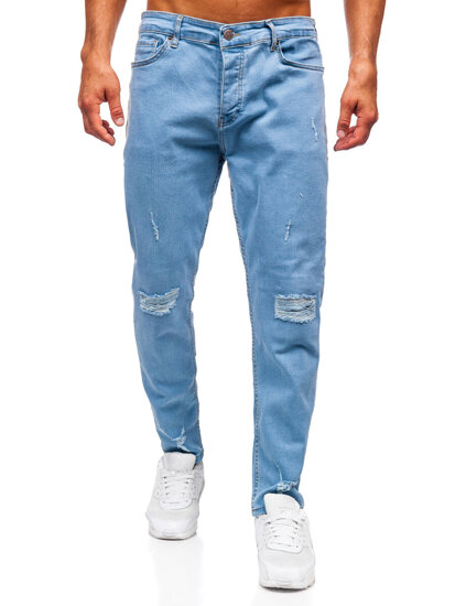 Homme Pantalon en jean slim fit Blue Bolf 6580