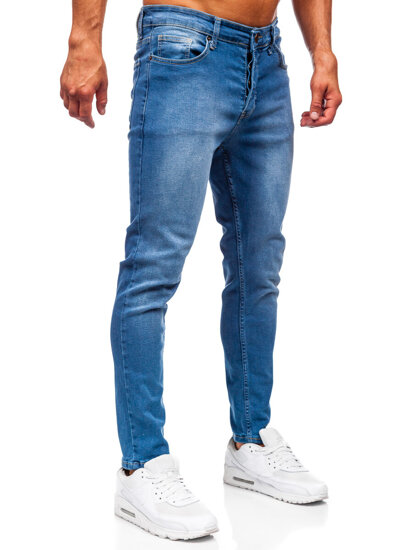 Homme Pantalon en jean slim fit Blue Bolf 6595