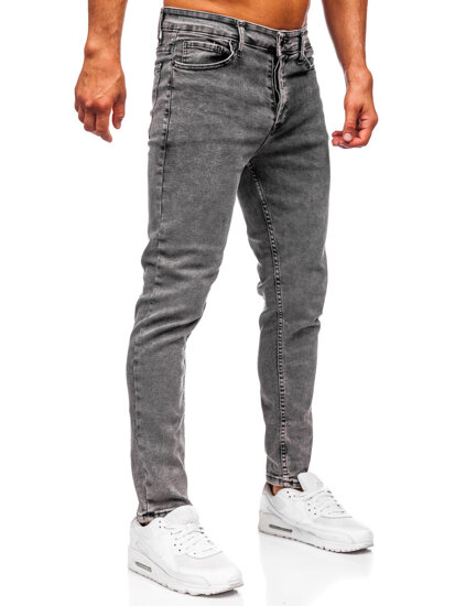 Homme Pantalon en jean slim fit Graphite Bolf 6506