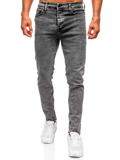 Homme Pantalon en jean slim fit Graphite Bolf 6506