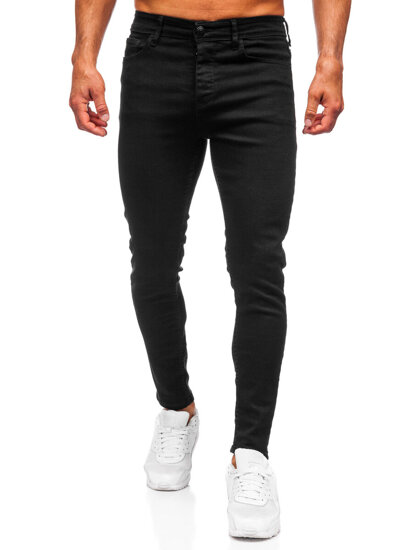 Homme Pantalon en jean slim fit Noir Bolf 6100