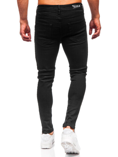 Homme Pantalon en jean slim fit Noir Bolf 6103