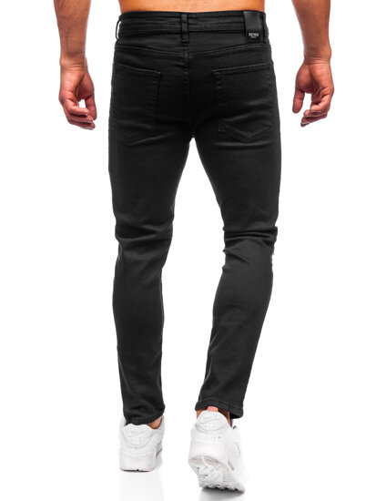 Homme Pantalon en jean slim fit Noir Bolf 6382