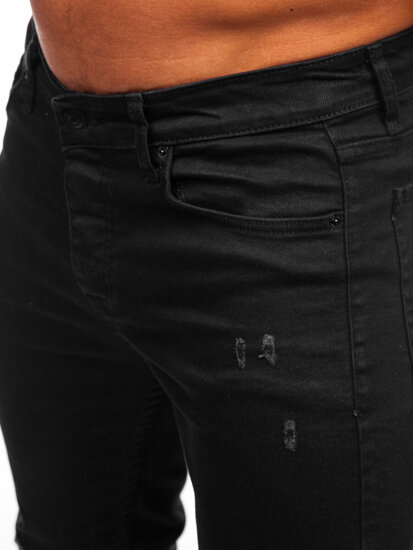 Homme Pantalon en jean slim fit Noir Bolf 6382