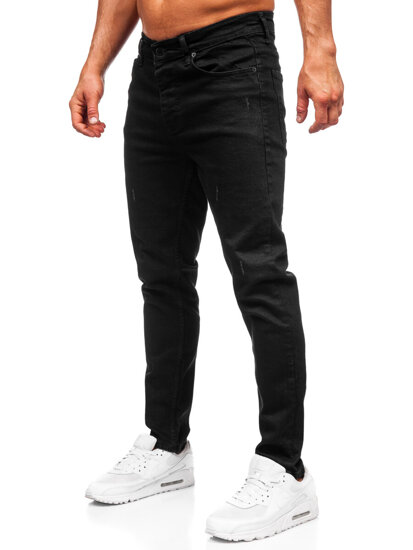 Homme Pantalon en jean slim fit Noir Bolf 6495