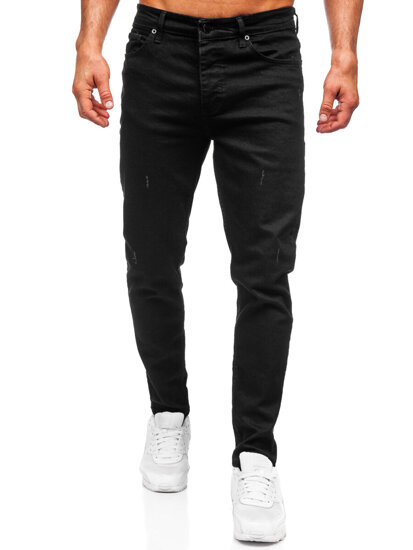 Homme Pantalon en jean slim fit Noir Bolf 6495