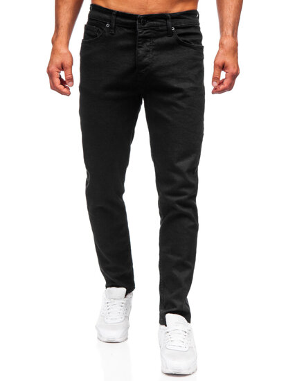 Homme Pantalon en jean slim fit Noir Bolf 6500