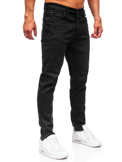 Homme Pantalon en jean slim fit Noir Bolf 6500