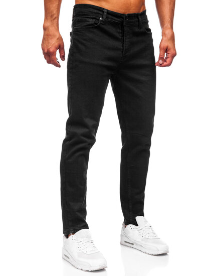 Homme Pantalon en jean slim fit Noir Bolf 6522