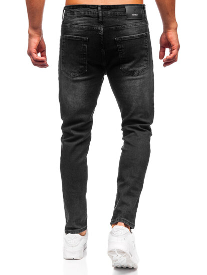 Homme Pantalon en jean slim fit Noir Bolf 6530