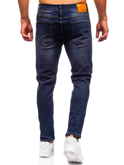 Homme Pantalon en jean slim fit Noir Bolf 6576