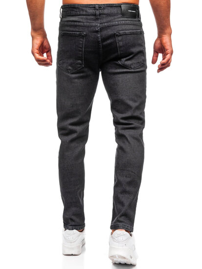 Homme Pantalon en jean slim fit Noir Bolf 6648