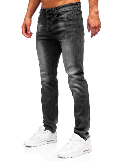 Homme Pantalon en jean slim fit Noir Bolf MP0064N