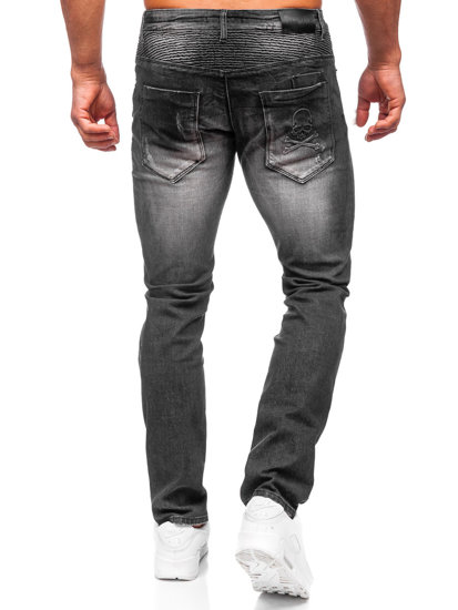 Homme Pantalon en jean slim fit Noir Bolf MP0070N