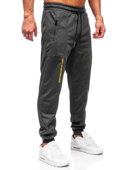 Homme Pantalon jogger Anthracite Bolf JX6333