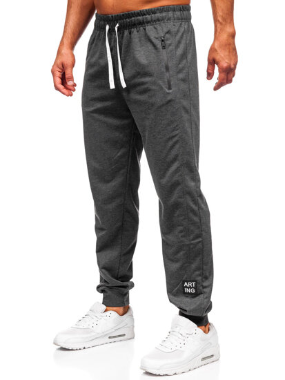 Homme Pantalon jogger Anthracite Bolf JX6355