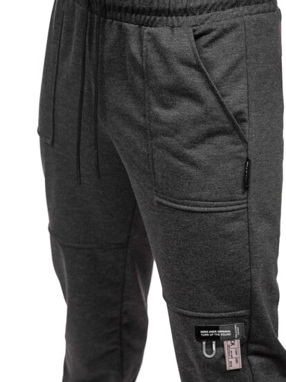 Homme Pantalon jogger Anthracite Bolf JX6365