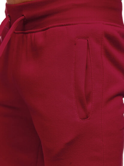 Homme Pantalon jogger Bordeaux Bolf XW01-A