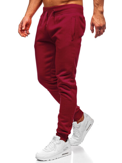 Homme Pantalon jogger Bordeaux Bolf XW01-A