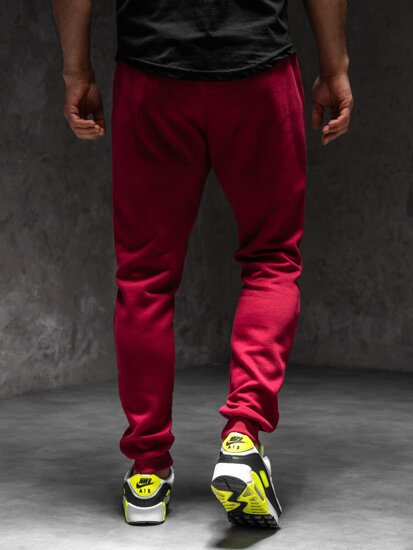 Homme Pantalon jogger Bordeaux Bolf XW01-C