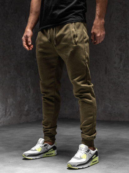 Homme Pantalon jogger Khaki Bolf XW01-C