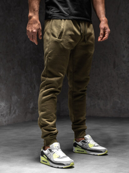 Homme Pantalon jogger Khaki Bolf XW01-C