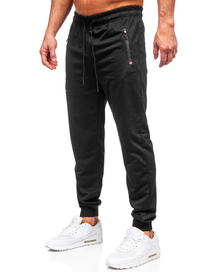 Homme Pantalon jogger Noir Bolf JX6107