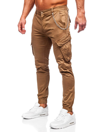 Homme Pantalon jogger cargo Camel Bolf SK850