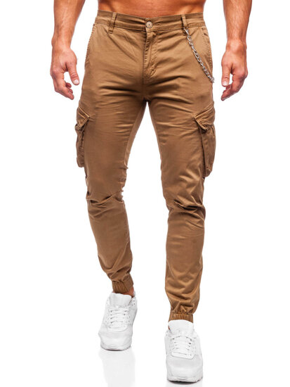 Homme Pantalon jogger cargo Camel Bolf SK850