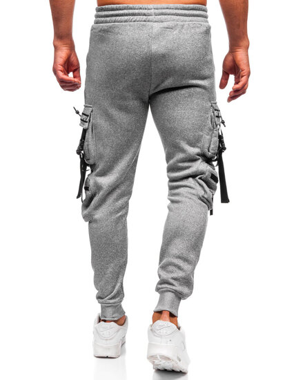 Homme Pantalon jogger cargo chaud Gris Bolf HSS347