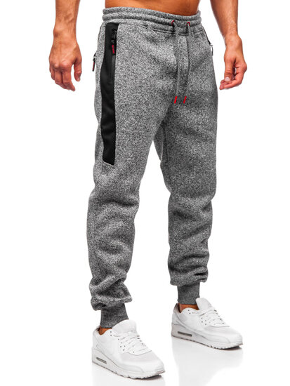 Homme Pantalon jogger chaud Anthracite Bolf Q1102