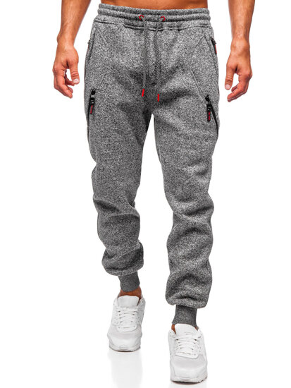 Homme Pantalon jogger chaud Anthracite Bolf Q1104