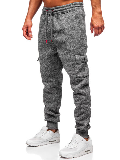 Homme Pantalon jogger chaud Anthracite Bolf Q1108