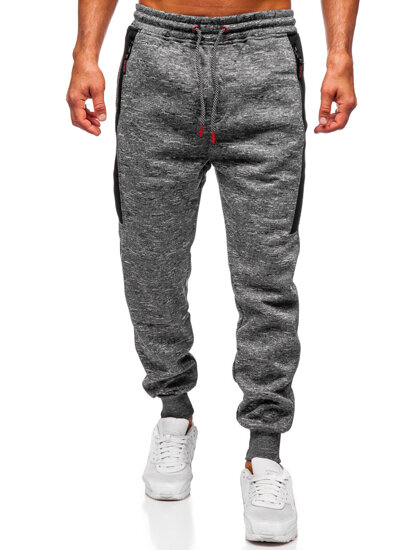 Homme Pantalon jogger chaud Anthracite Bolf Q1201