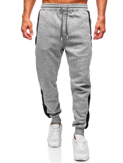 Homme Pantalon jogger chaud Gris Bolf Q1100