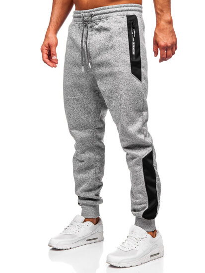 Homme Pantalon jogger chaud Gris Bolf Q1100