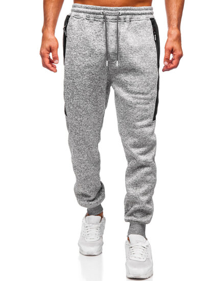 Homme Pantalon jogger chaud Gris Bolf Q1102