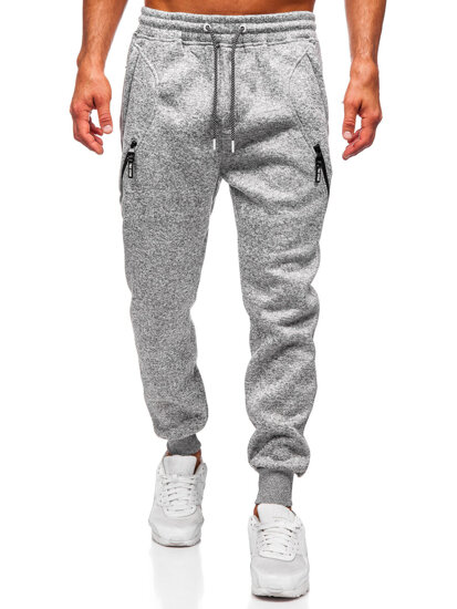 Homme Pantalon jogger chaud Gris Bolf Q1104