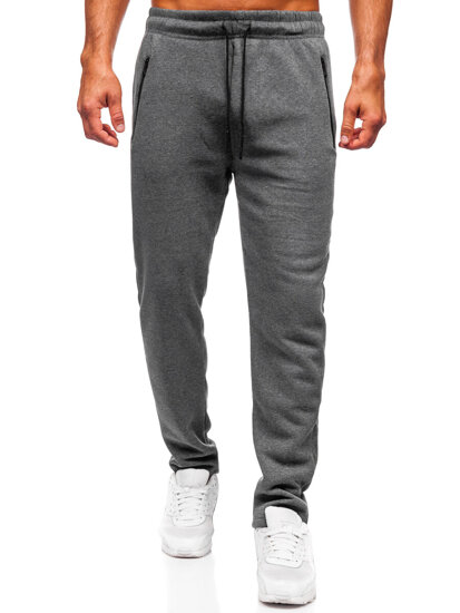 Homme Pantalon jogger épais Anthracite Bolf JX6212