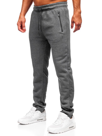 Homme Pantalon jogger épais Anthracite Bolf JX6212