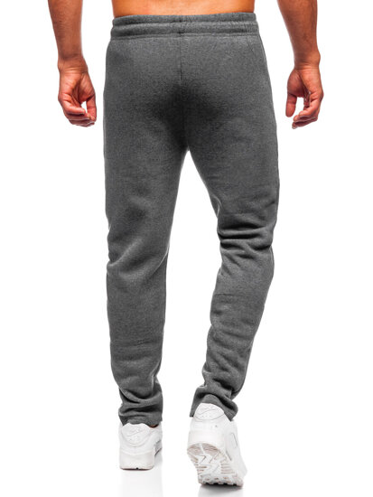 Homme Pantalon jogger épais Anthracite Bolf JX6212